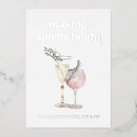 Making Spirits Bright Elegant Cocktail