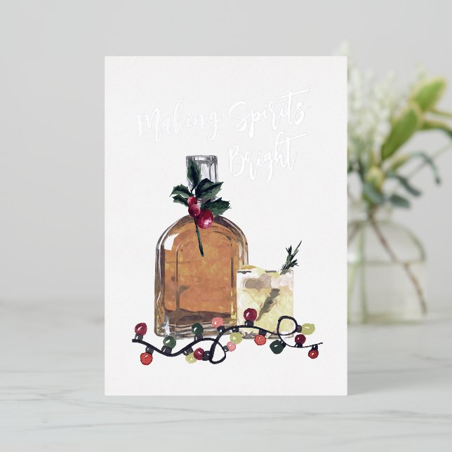 Making Spirits Bright Festive Whisky Holiday Real  (Standing Front)