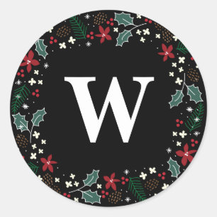 Making Spirits Bright Personalized Holiday Sticker
