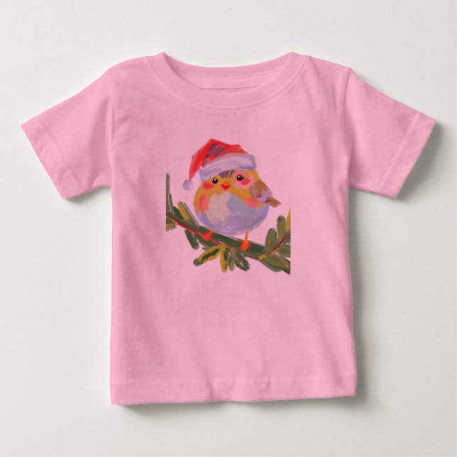 Making spirits brighter bird baby T-Shirt (Front)