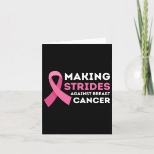 Making Strides Against Breast Cancer Awareness Wom Card