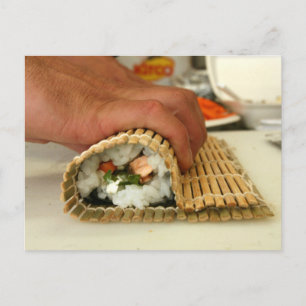Making Sushi Postcard