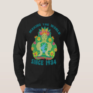 Making The World Better Place Since 1934 Birthday T-Shirt