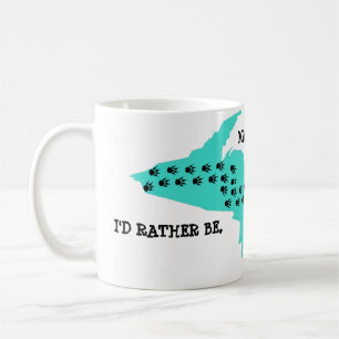 MAKING TRACKS ACROSS THE UPPER PENINSULA MI MUG! COFFEE MUG