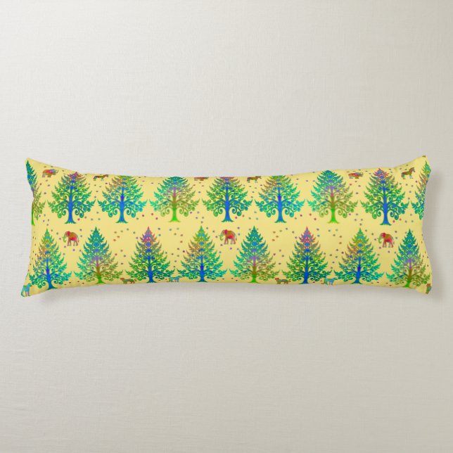 Making Tracks in Sunshine Body Pillow (Front)