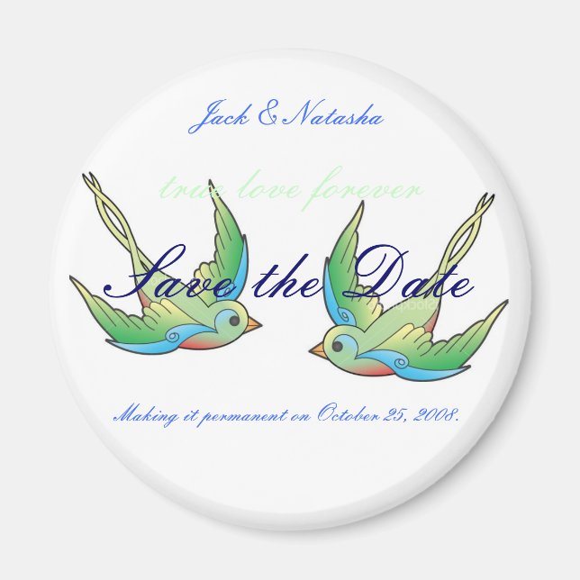 Making true love permanent magnet (Front)