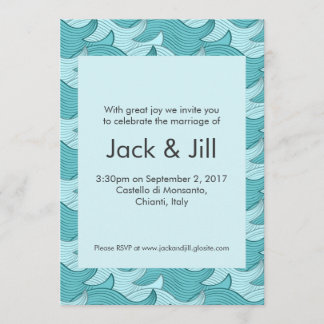 Making Waves Invitation