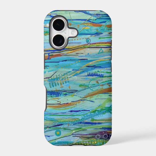 Making Waves iPhone Case (Back)