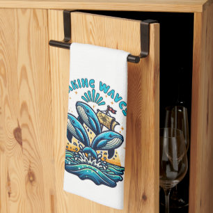 Making Waves Kitchen Towel