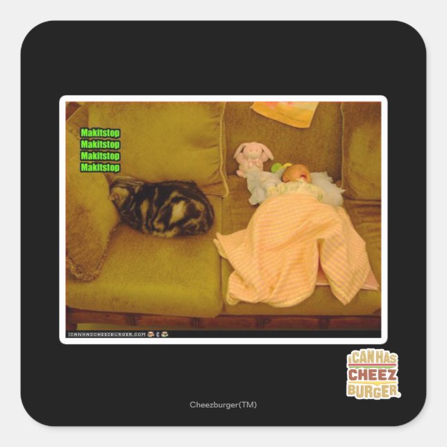 Makitstop Square Sticker (Front)