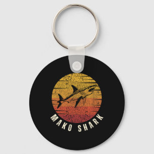 Mako Shark Deep Sea Fishing Ocean Mako Shark Keychain