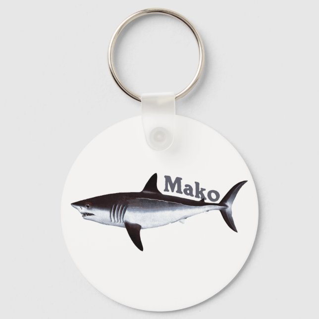 Mako Shark Keychain (Front)