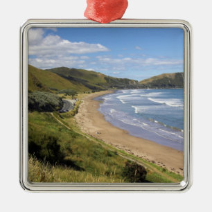 Makorori Beach near Gisborne, Eastland, New Metal Ornament