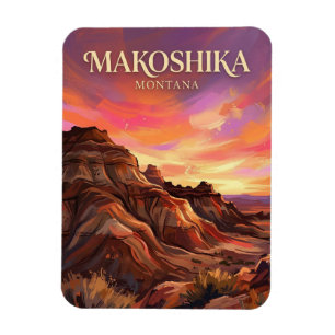 Makoshika State Park Montana Magnet