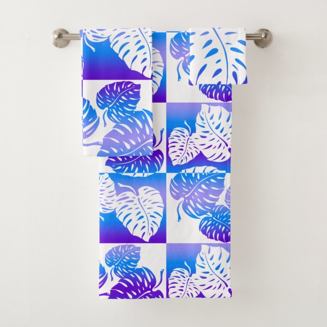Makua Monstera Tropical Hawaiian Striped Blend (En situation)