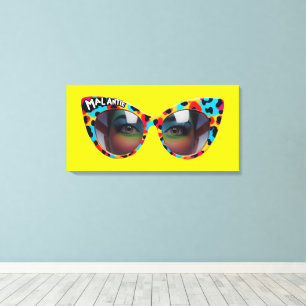 MAL ANTIE / Crazy Aunt Afrikaans humour Canvas Print