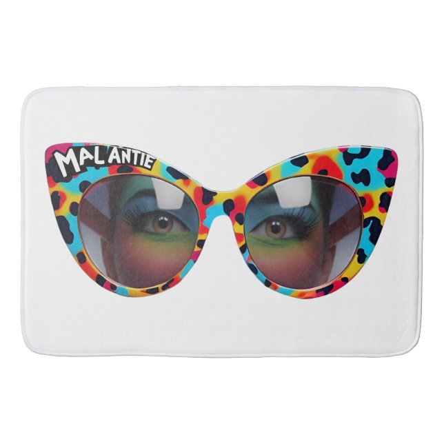 MAL ANTIE Crazy Aunt Afrikaanse Humour Bath Mat (Front)