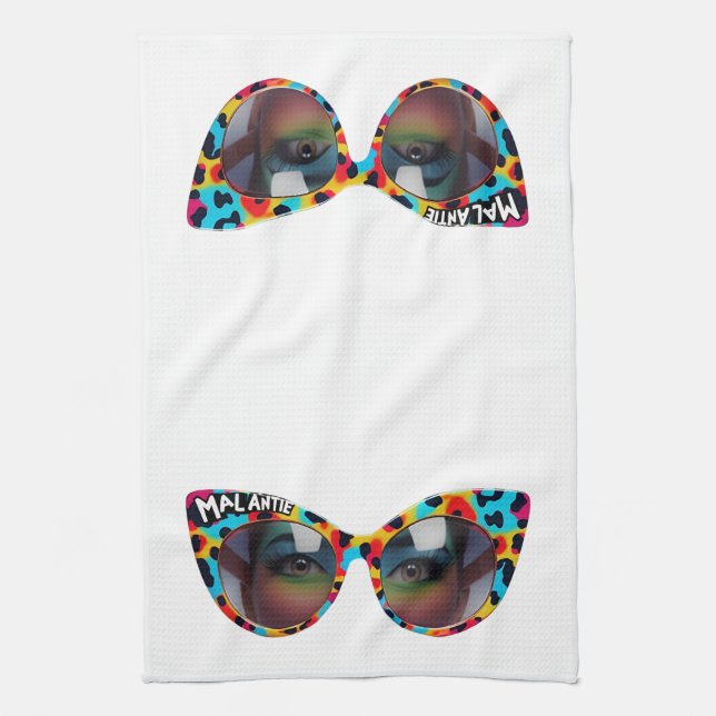 MAL ANTIE / Crazy Aunt Afrikaanse Humour Kitchen Towel (Vertical)