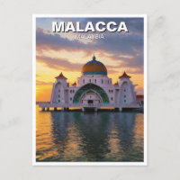 Malacca Straits Mosque Malaysia
