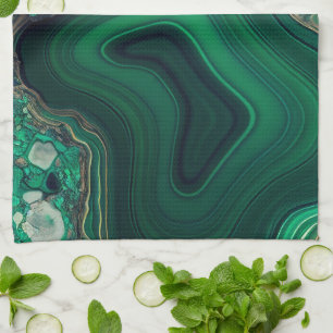 Malachite Cu6CO3(OH)2 Kitchen Towel