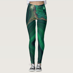 Malachite Cu6CO3(OH)2 Leggings