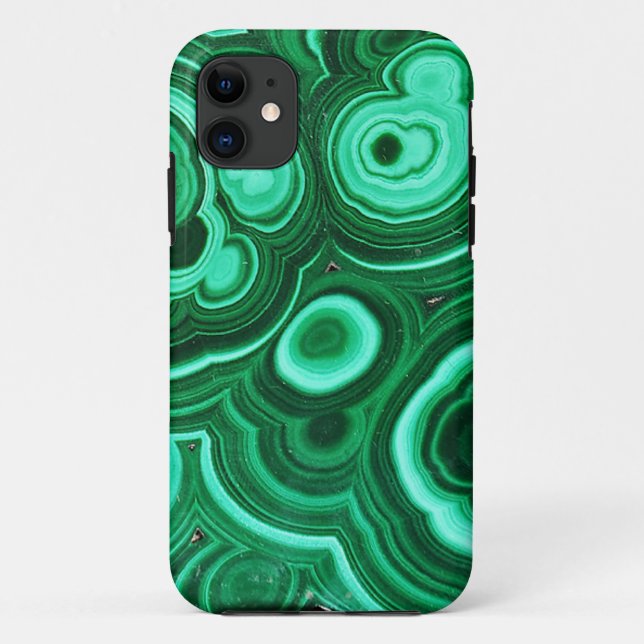 Malachite Pattern iPhone Case (Back)