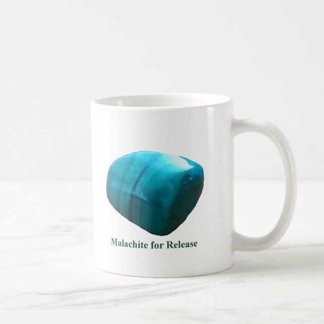 Malachite pour la tasse de libération par (Droite)