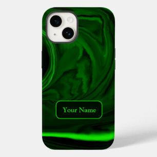malachite stone green,personalised Case-Mate iPho iPhone 14 Case