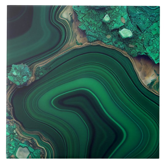 Malachite Tile (Front)