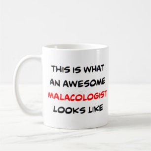 malacologist, awesome coffee mug