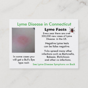 Maladie de Lyme dans le Connecticut Cartes d'infor