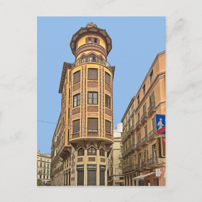 Malaga. #11.   postcard (Front)