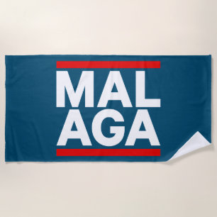 Malaga 2 beach towel