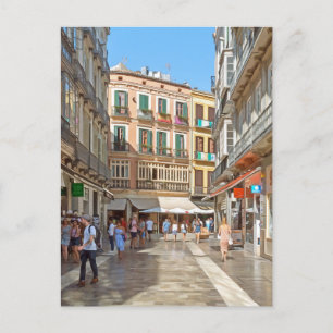 Malaga. #5.   postcard