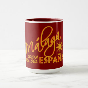 Málaga España mug - choose style & colour