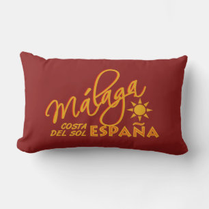 Málaga España oreiller jetable personnalisé