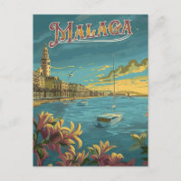 Malaga in Retro Charm - Vintage Travel