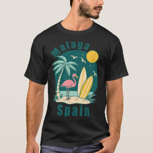 Malaga Spain Souvenirs Espana Travel Vacation Men  T-Shirt