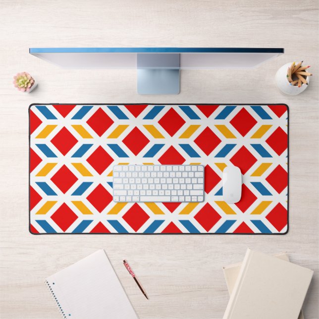 Malaga street walls 2 desk mat (Office 1)