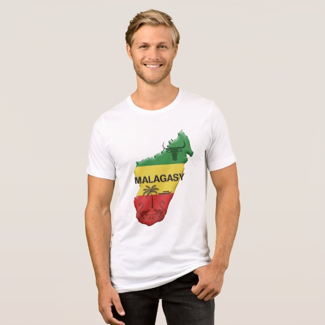 MALAGASY STYLE Tri-Blend SHIRT (Front Full)