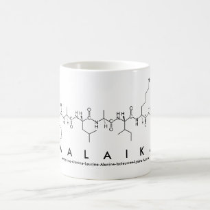 Malaika peptide name mug
