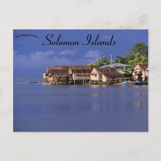 Malaita Solomon Islands Postcard (Front)