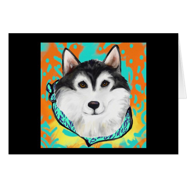 Malamute d'Alaska (Devant horizontal)