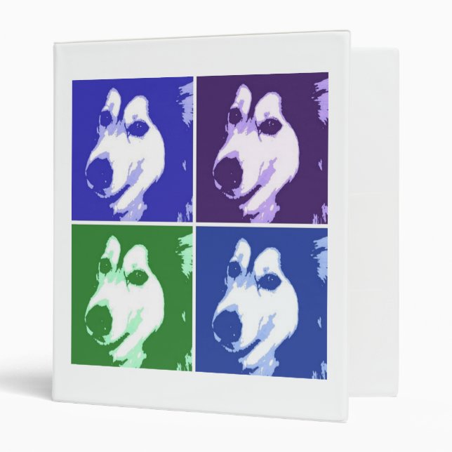 Malamute Dog Binder (Front/Inside)