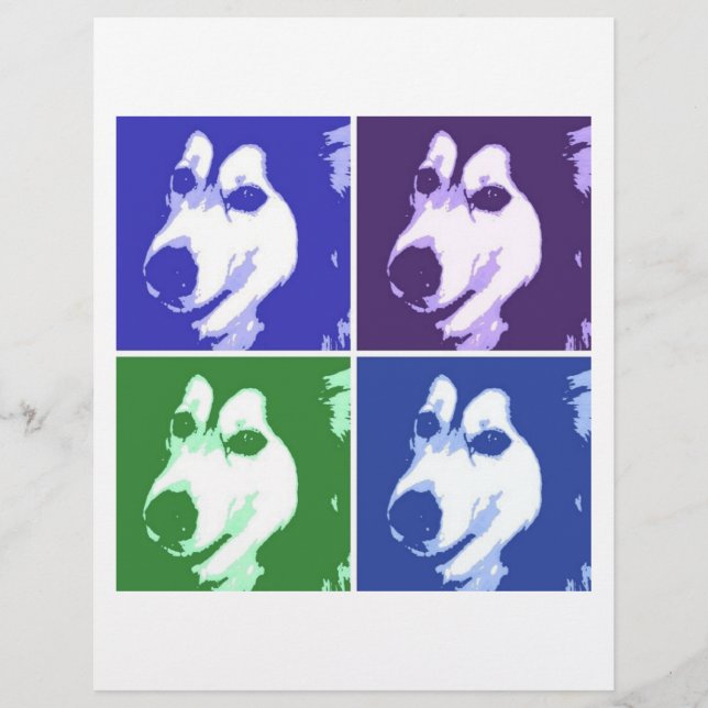 Malamute Dog Flyer (Front)