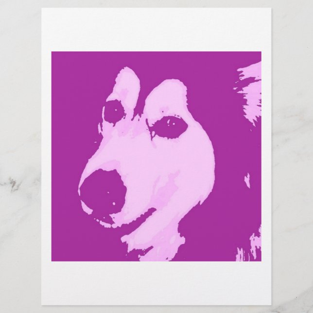 Malamute Dog Flyer (Front)