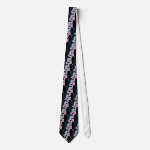 Malamute Dog Pop Art Tie