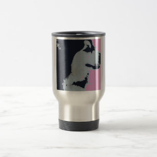 Malamute Dog Pop Art Travel Mug