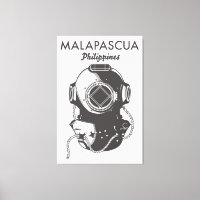 Malapascua Philippines Diving travel poster