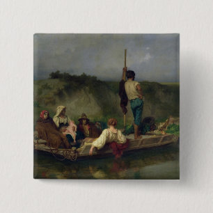 Malaria 2 Inch Square Button